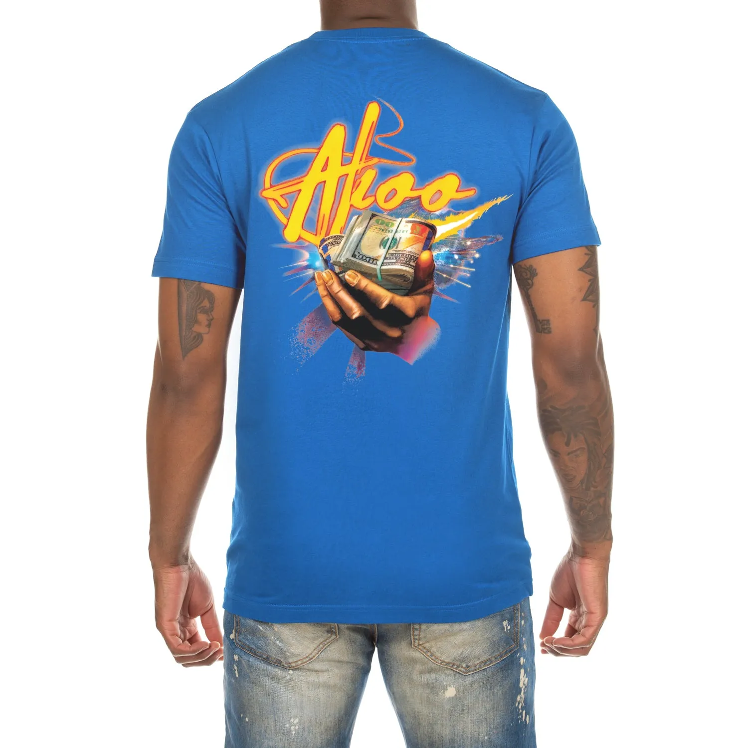 Cash Rules SS Tee sold by Akoo product image thumbnail 4