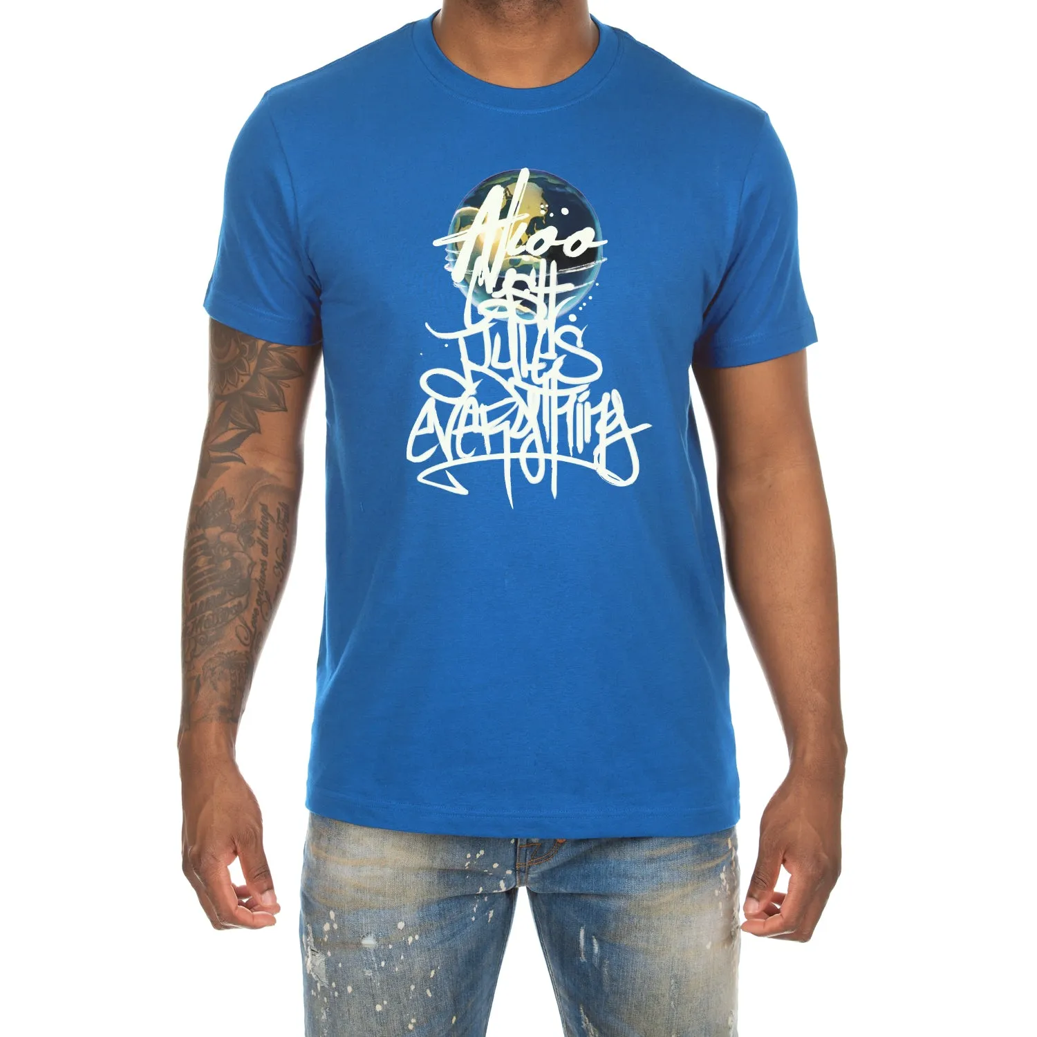 Cash Rules SS Tee sold by Akoo product image thumbnail 2