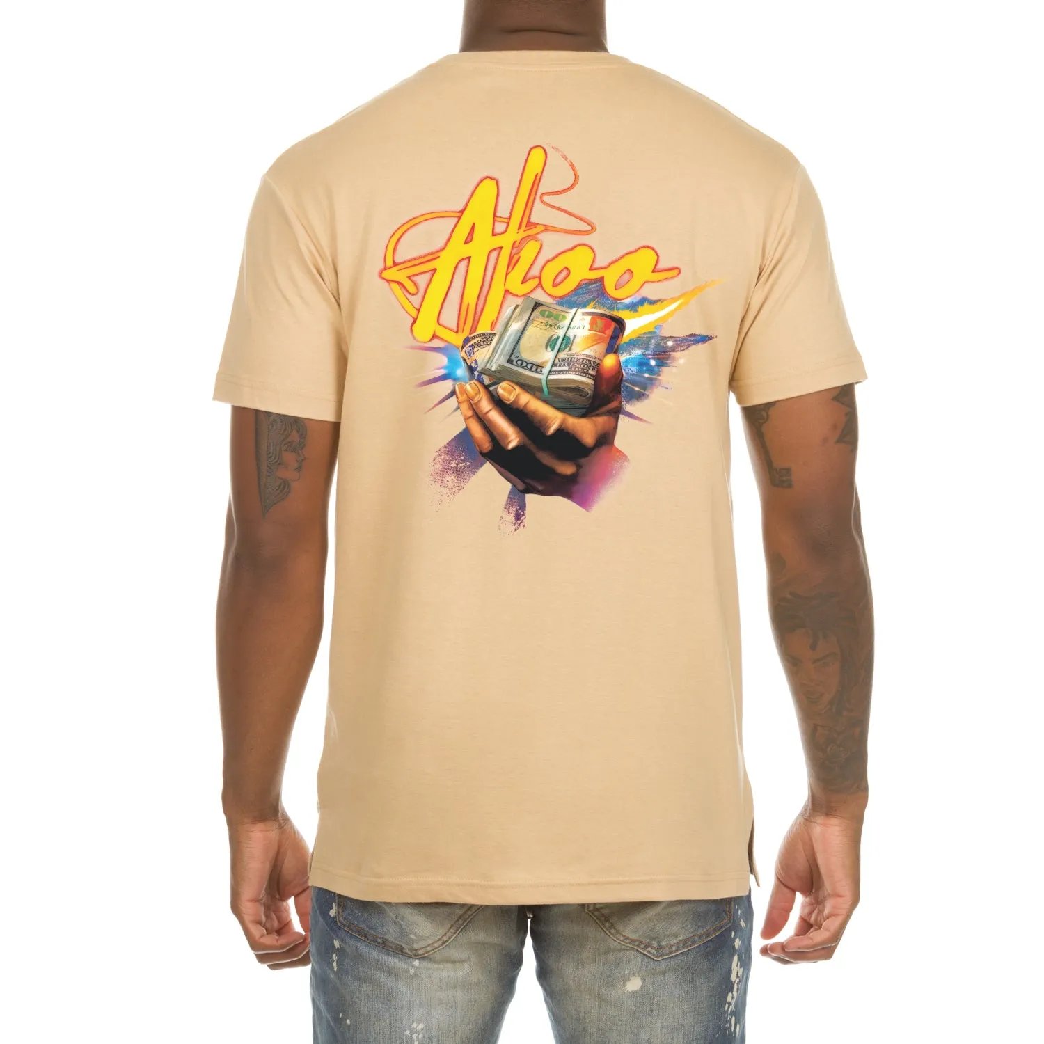 Cash Rules SS Tee sold by Akoo product image thumbnail 3