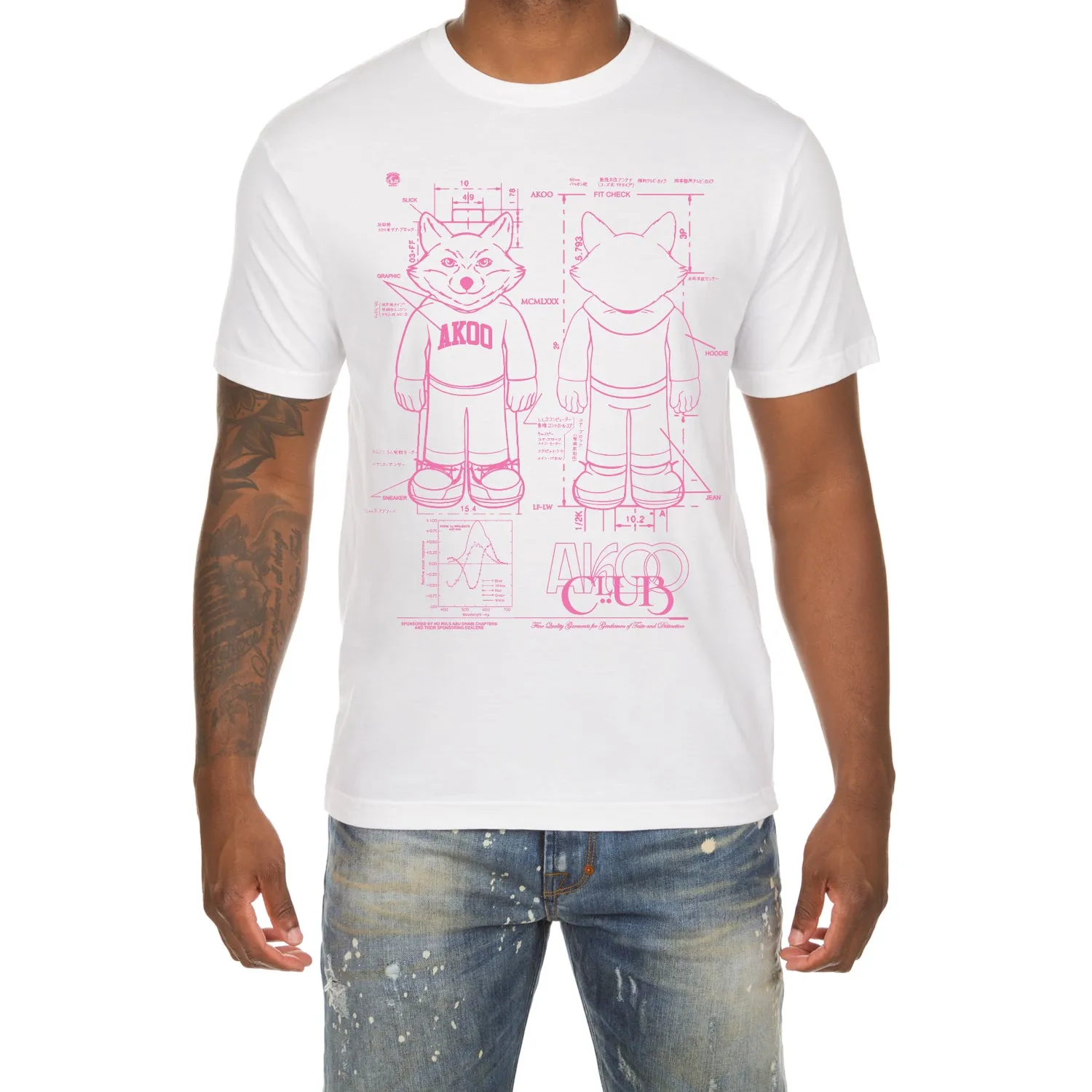 Blueprint SS Tee sold by Akoo product image thumbnail 4
