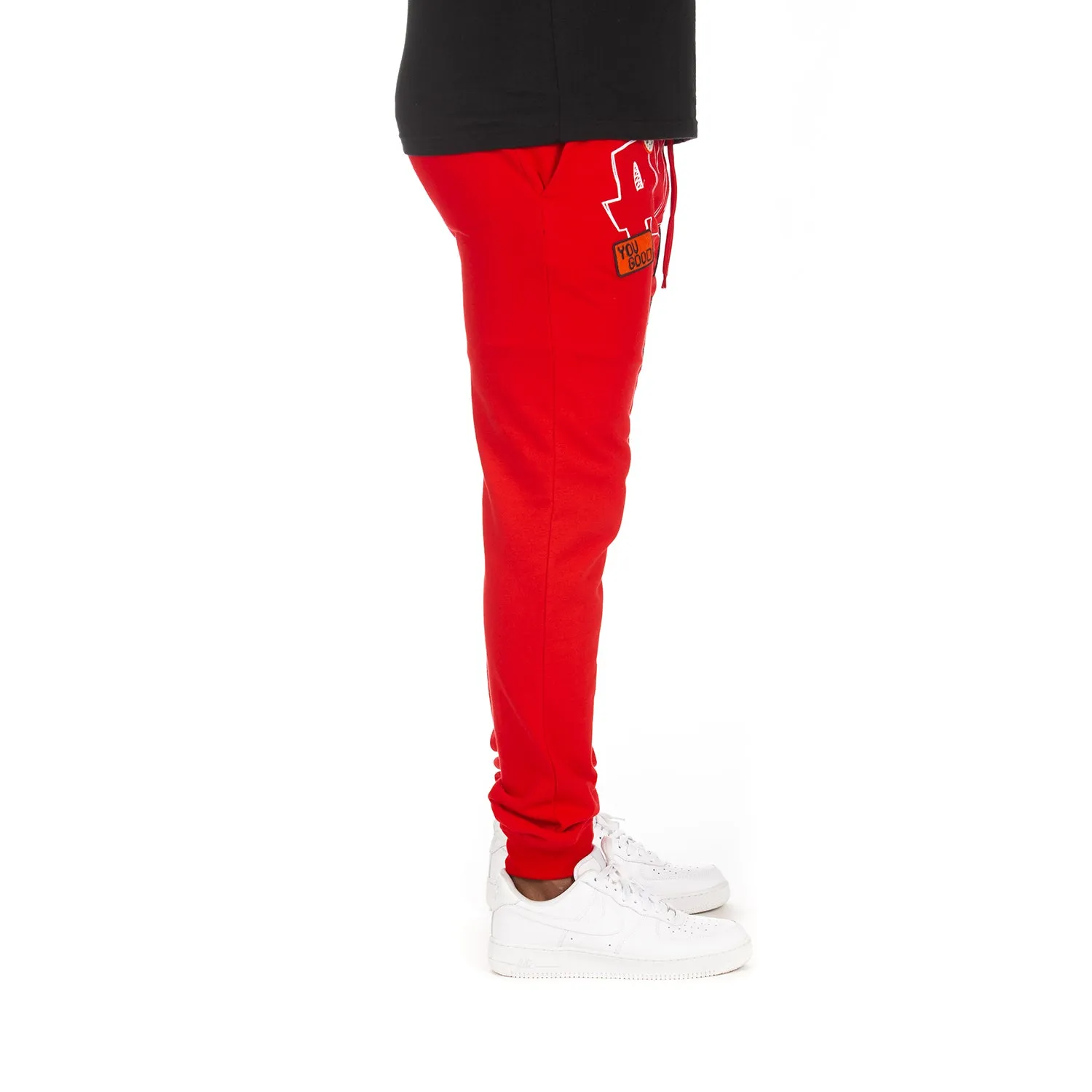 Akoo Mens Rose Sweatpant (Racing Red) sold by Akoo product image thumbnail 4