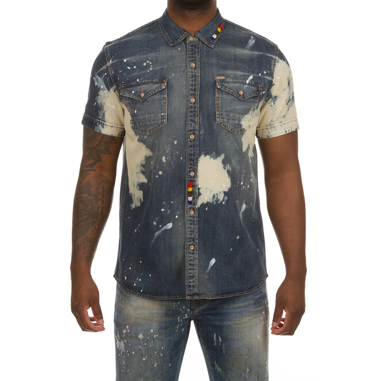 Lanes SS Woven sold by Akoo