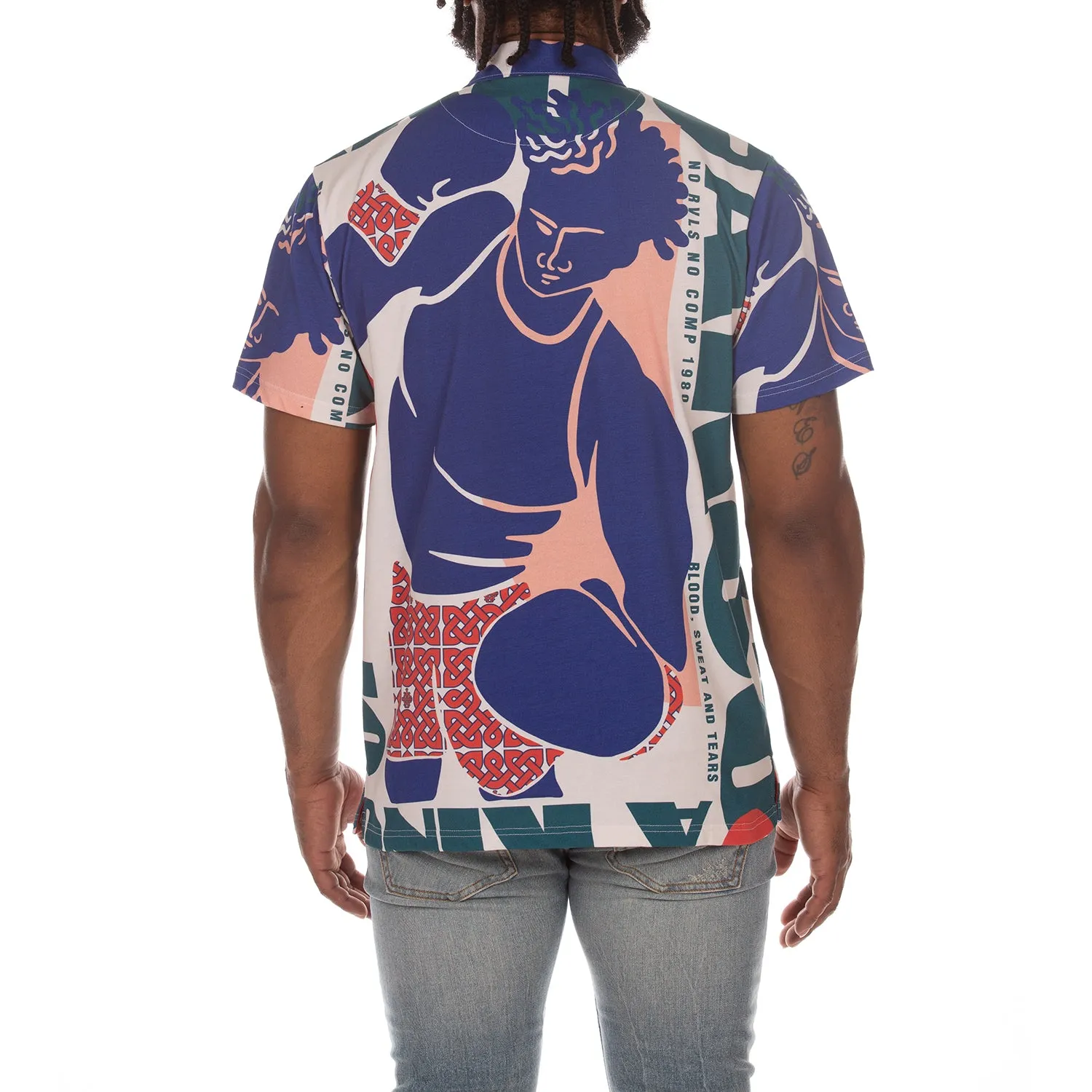 Gut Punch SS Polo Akoo Mens (Whisper White) sold by Akoo product image thumbnail 2