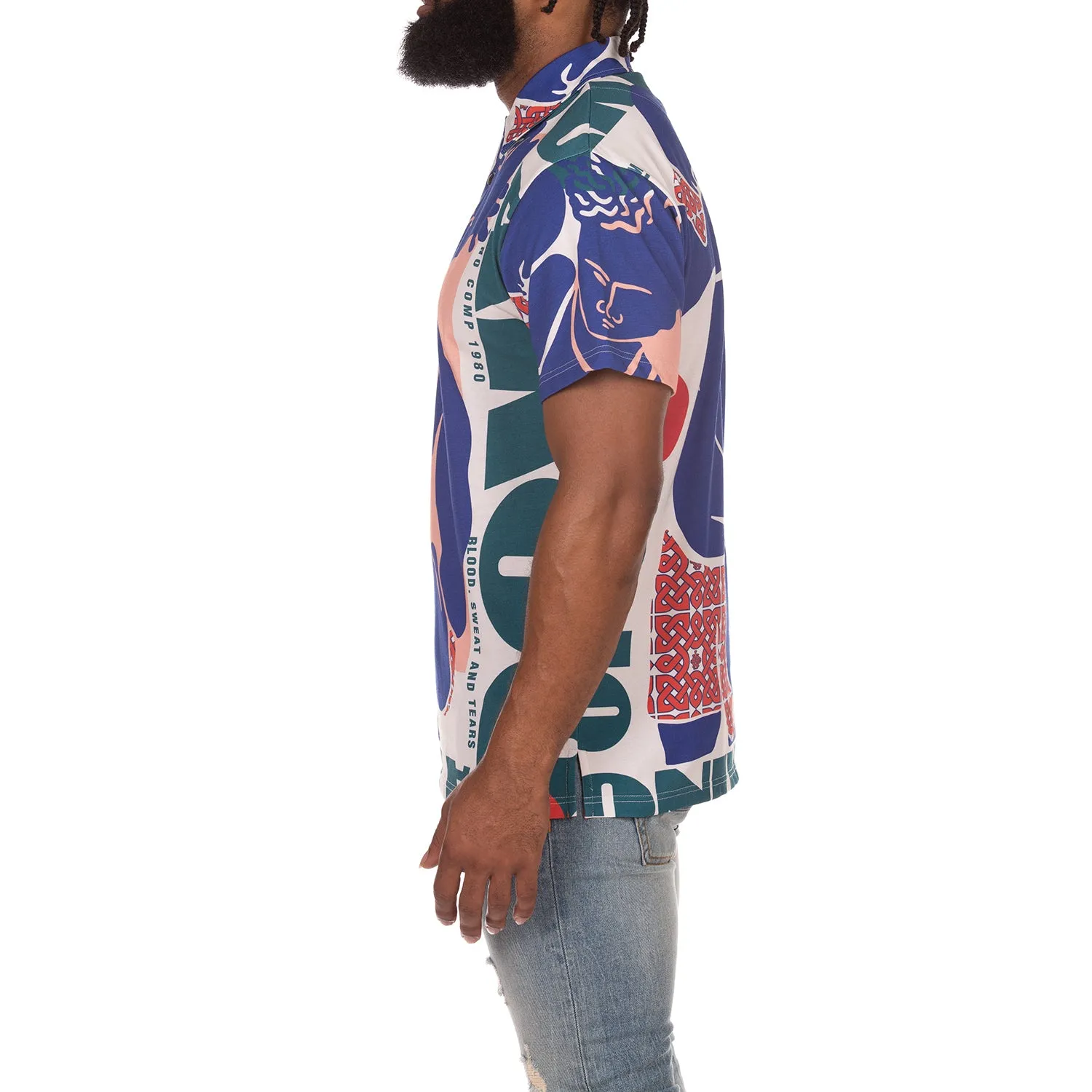 Gut Punch SS Polo Akoo Mens (Whisper White) sold by Akoo product image thumbnail 4