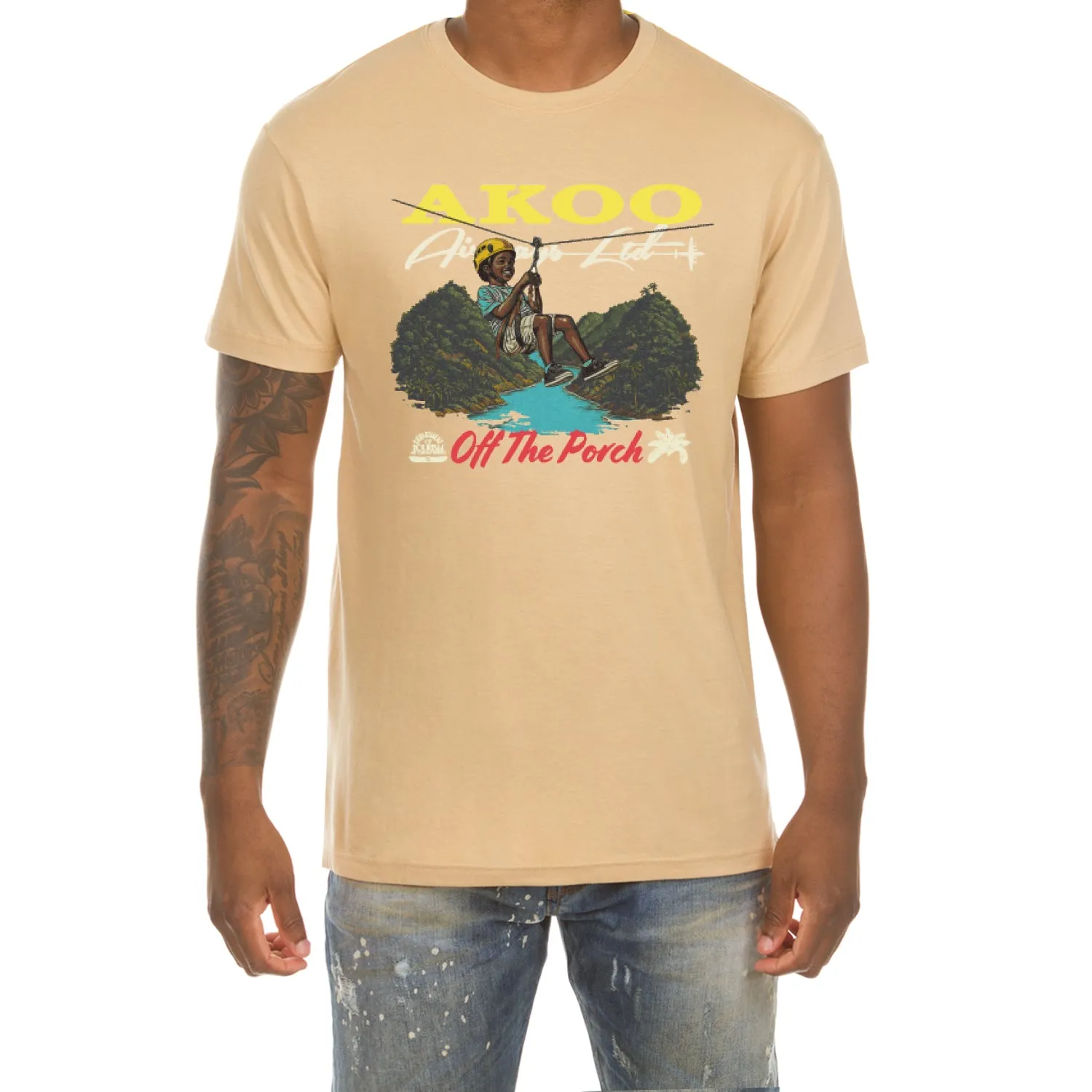 Zipline SS Tee sold by Akoo product image thumbnail 4
