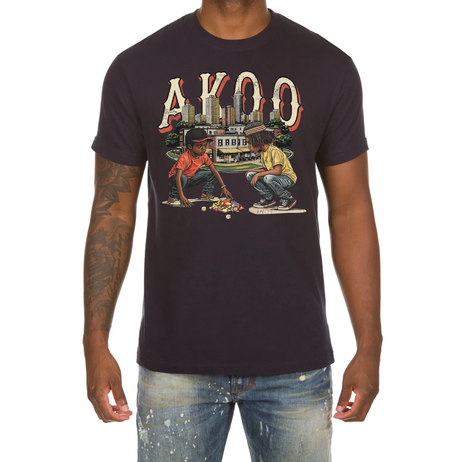 Roll Em SS Tee sold by Akoo product image thumbnail 4