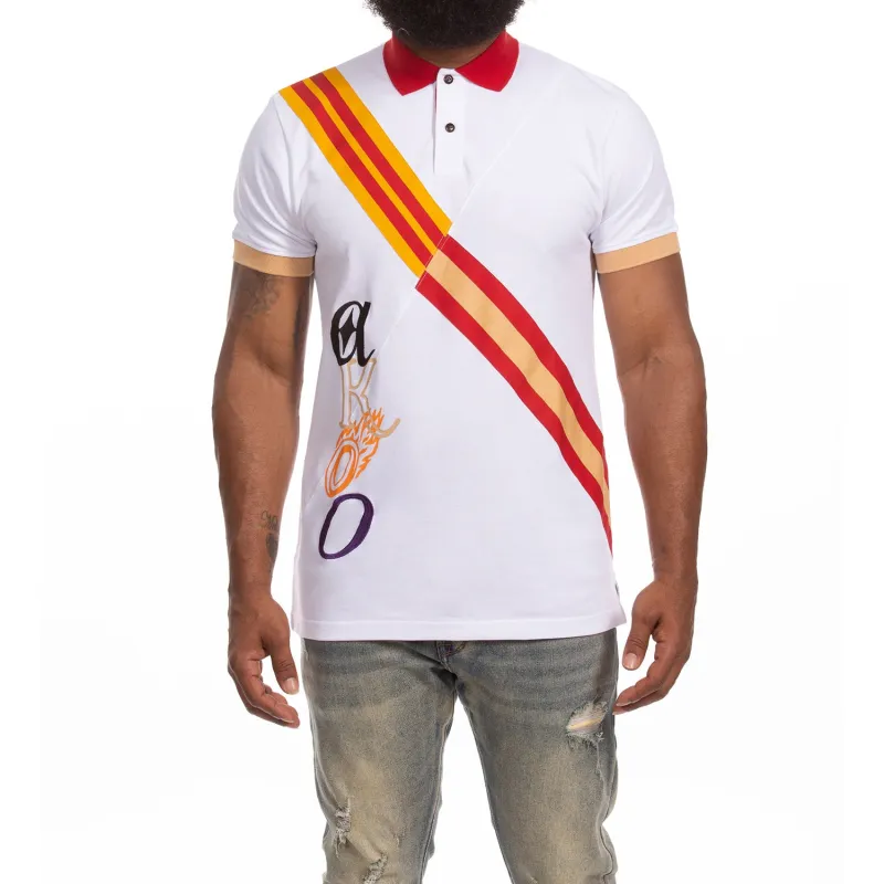 Split SS Polo sold by Akoo