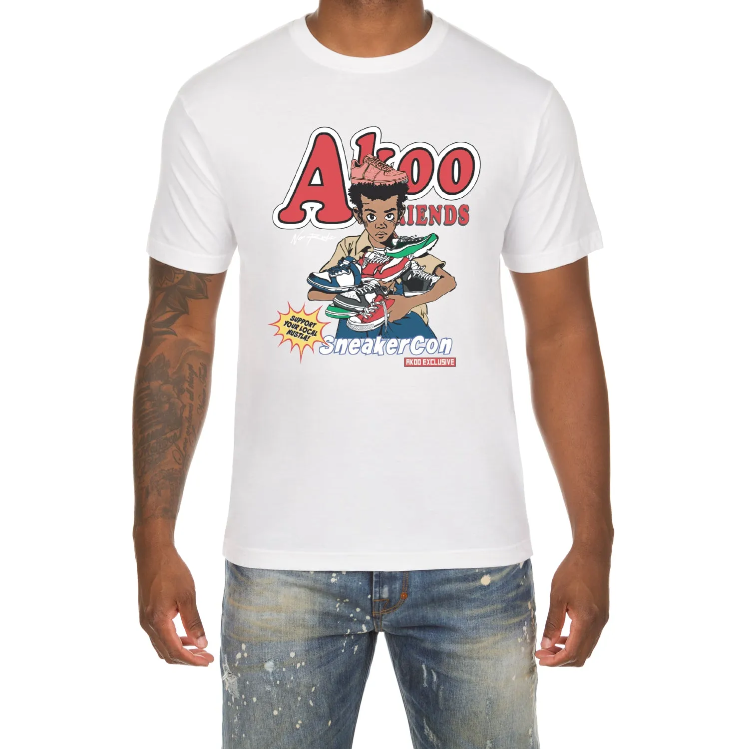 Sneaker Con SS Tee sold by Akoo product image thumbnail 4