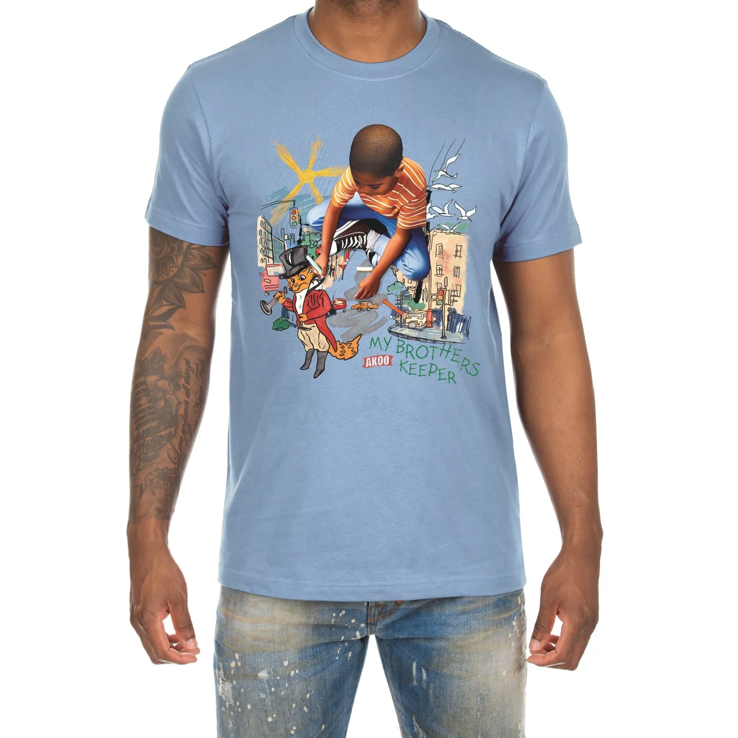 Brother's Keeper SS Knit sold by Akoo product image thumbnail 2