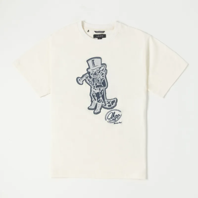 Denim Slick SS Knit made by Akoo
