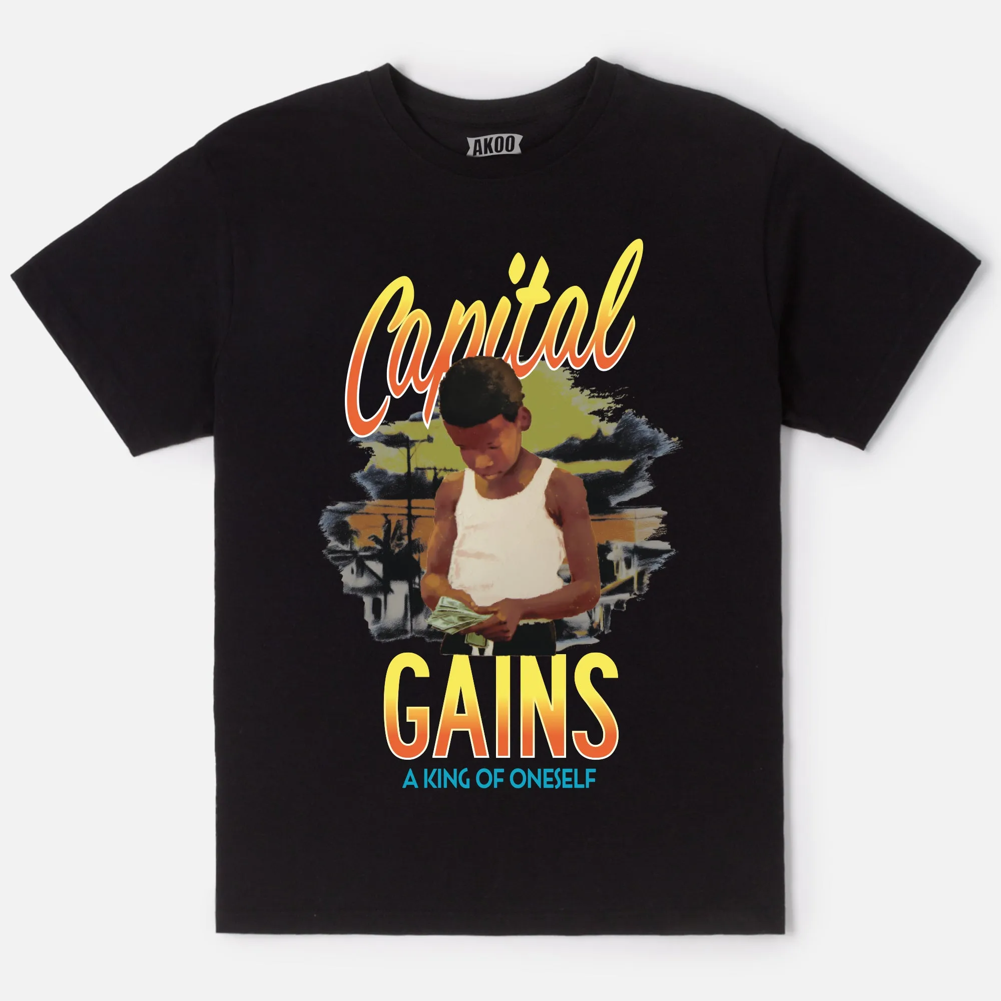 Capital Gains SS Tee sold by Akoo