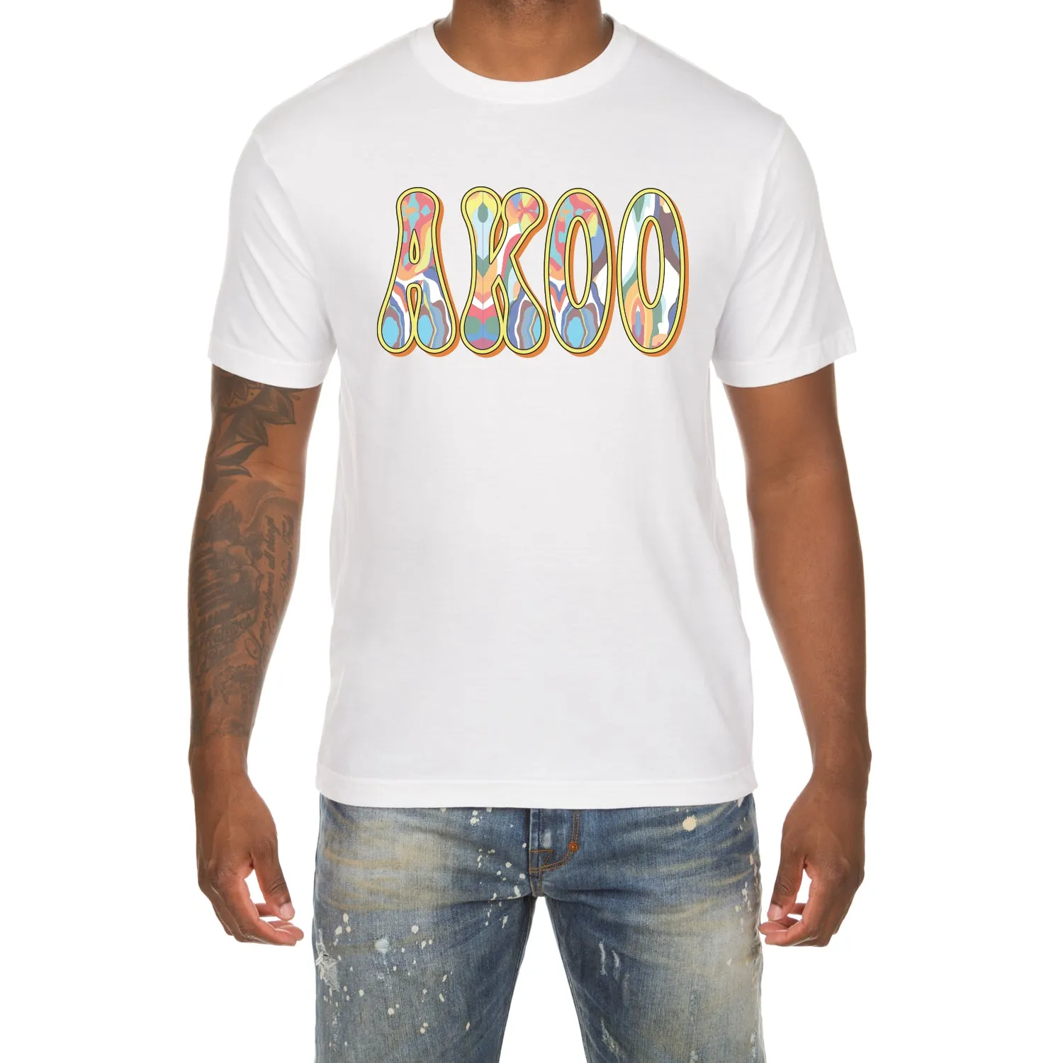 Groovy Akoo SS Tee (White) sold by Akoo