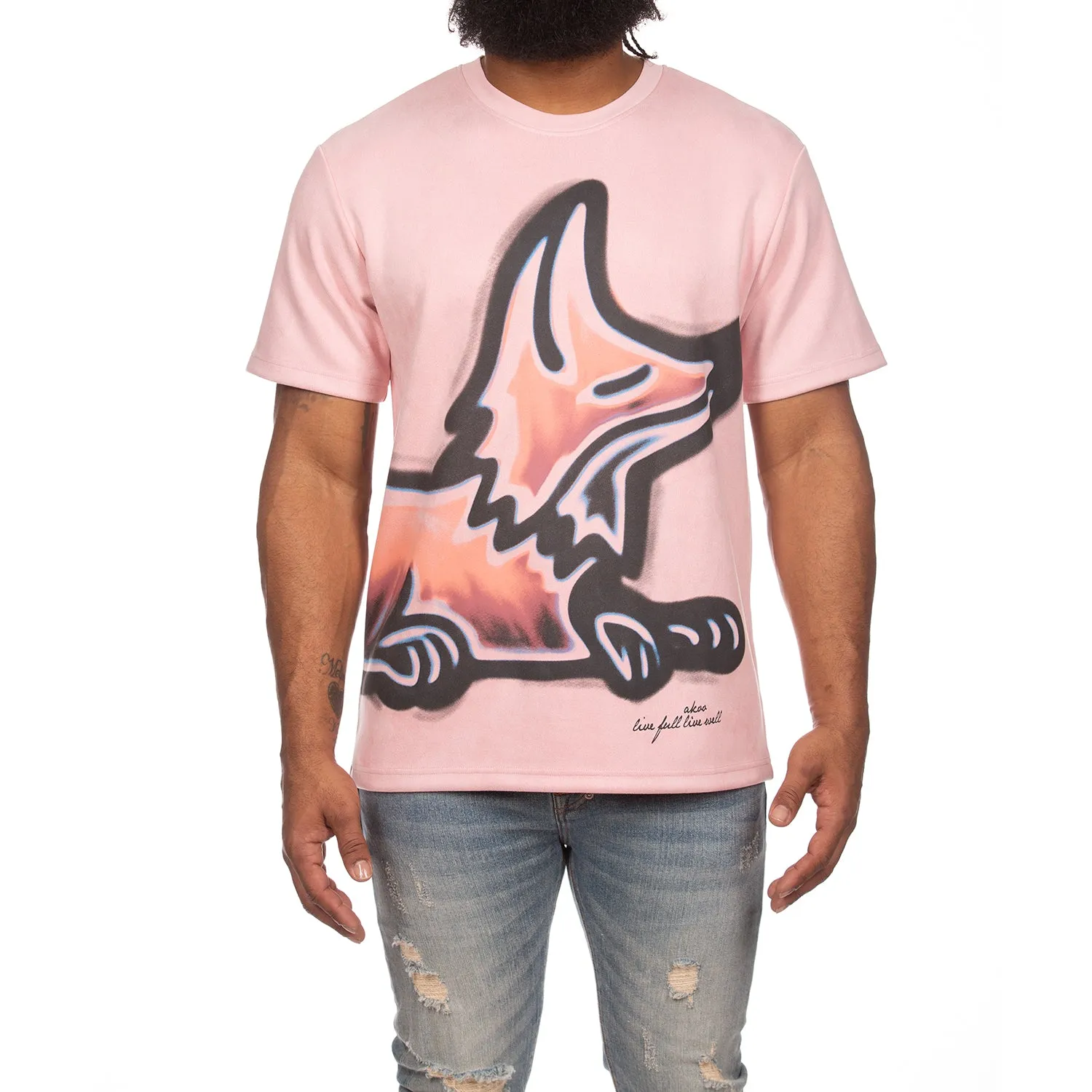 Akoo Mens Brush Snobby SS Knit (Bubblegum) sold by Akoo