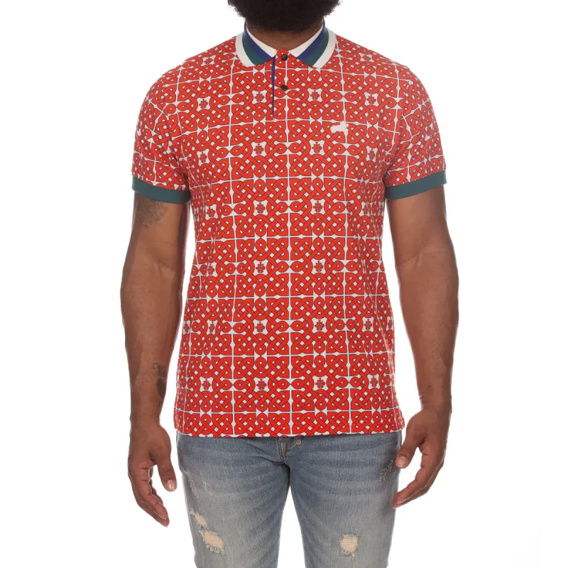 Akoo Mens Celtic SS Polo (Whisper White) sold by Akoo