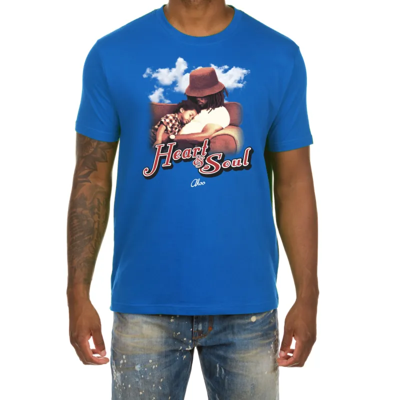 Akoo Mens Father Son SS Tee (Palace Blue) sold by Akoo