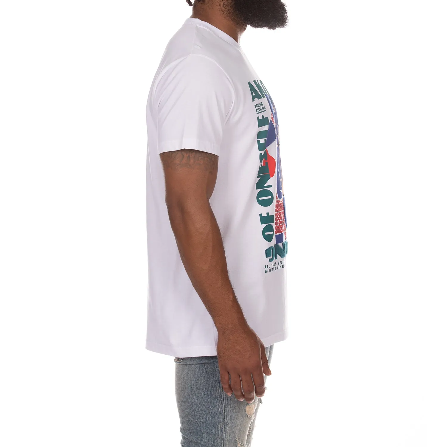 Akoo Mens Title Fight SS Knit (White) sold by Akoo product image thumbnail 4
