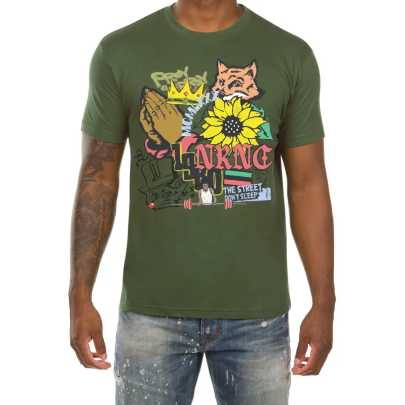 Akoo Mens Marker SS Tee (Greener Pastures) sold by Akoo