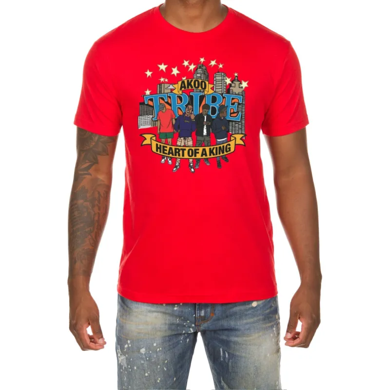 Akoo Mens Tribe SS Tee (Red) sold by Akoo