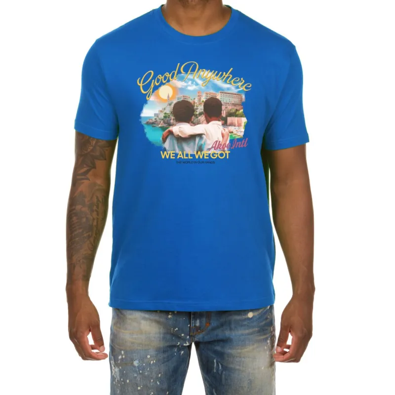 Akoo Mens All We Got SS Tee (Palace Blue) sold by Akoo