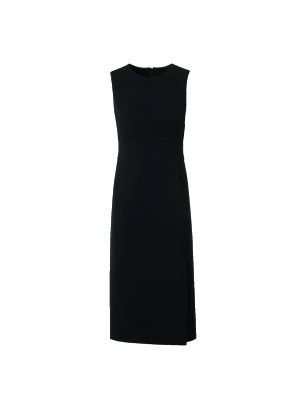 Sleeveless Wool Crêpe Double-Face Sheath Dress sold by Akris
