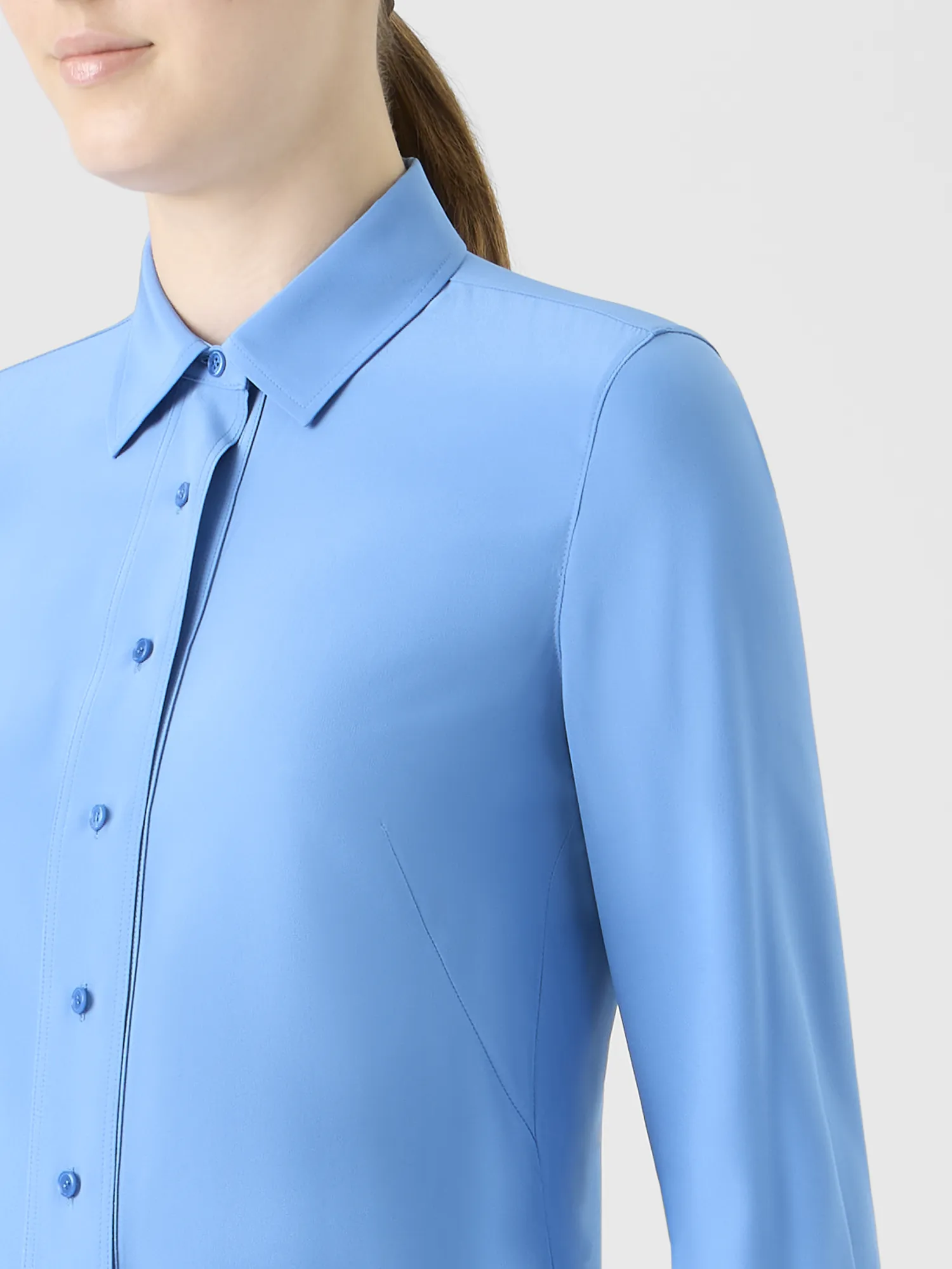 Silk Crêpe Tunic Blouse sold by Akris product image thumbnail 3