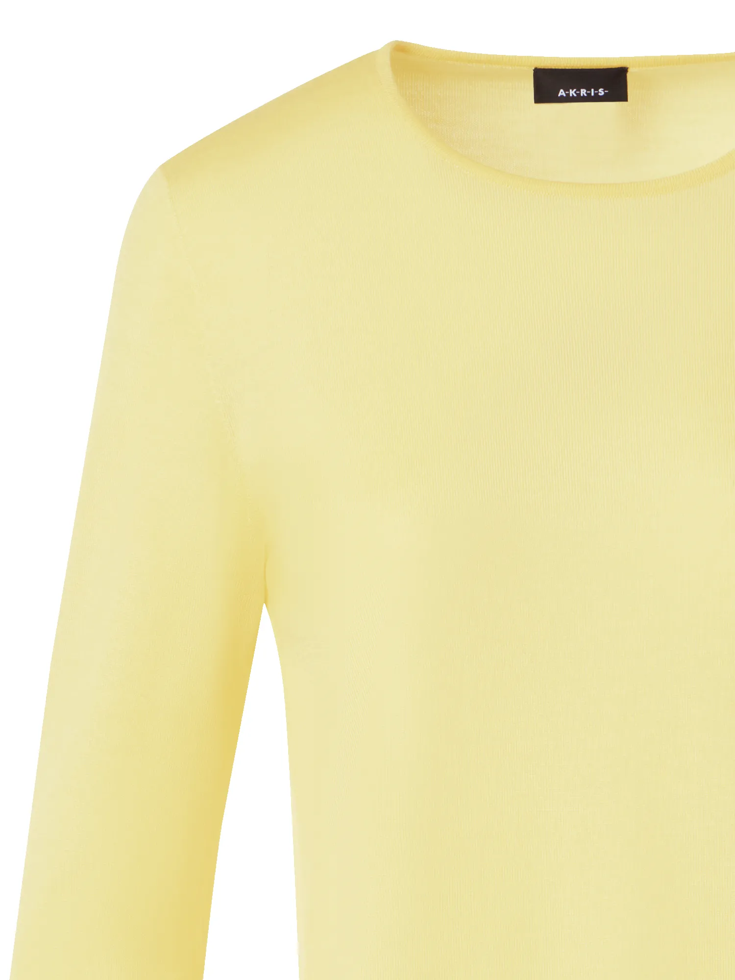 Seamless Crew Neck Sweater in Cashmere Silk sold by Akris product image thumbnail 3