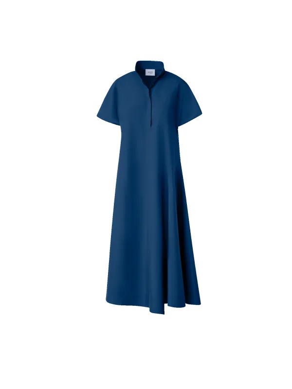 Midi Shirt Dress with Asymmetrical Hem made by Akris Punto