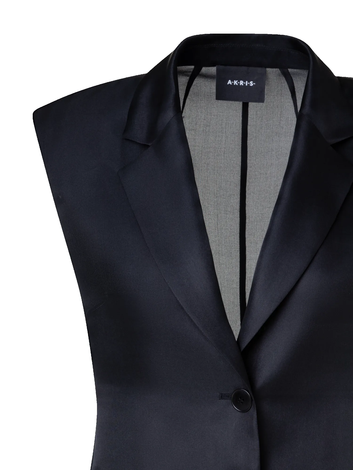 Tailored Sheer Silk Gilet sold by Akris product image thumbnail 4