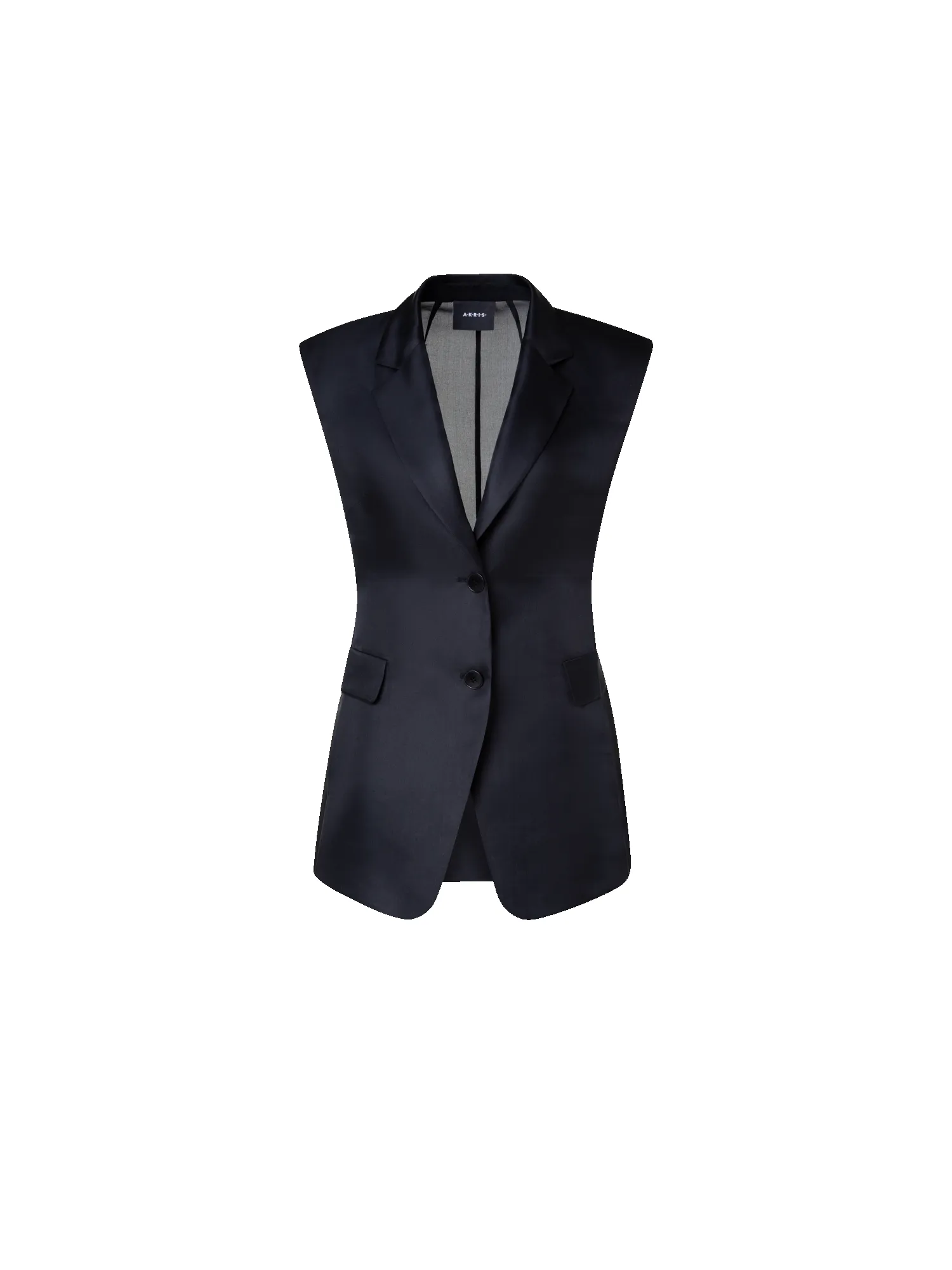 Tailored Sheer Silk Gilet sold by Akris