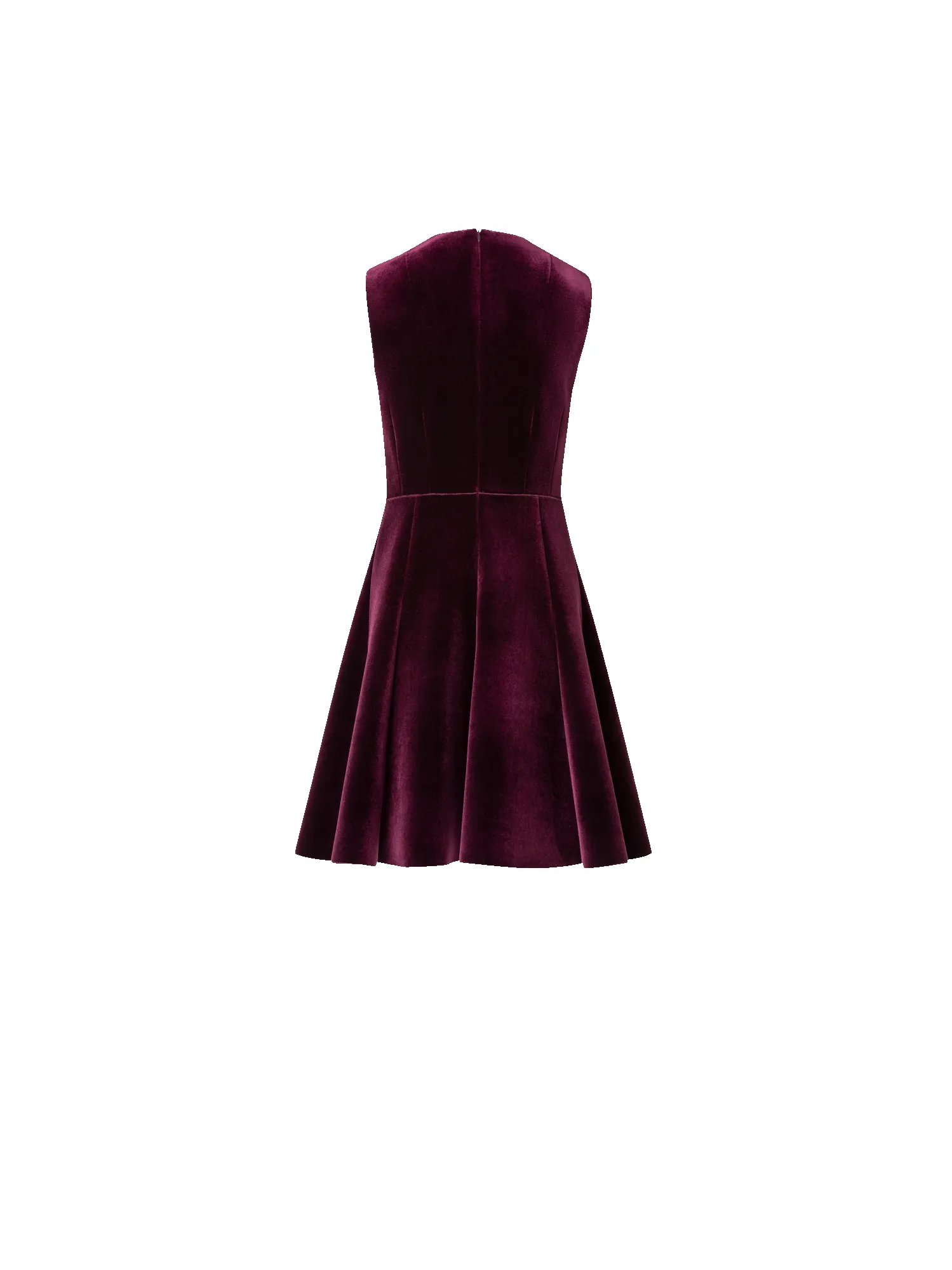 Neoprene Velvet Cocktail Dress in A-Line sold by Akris product image thumbnail 2