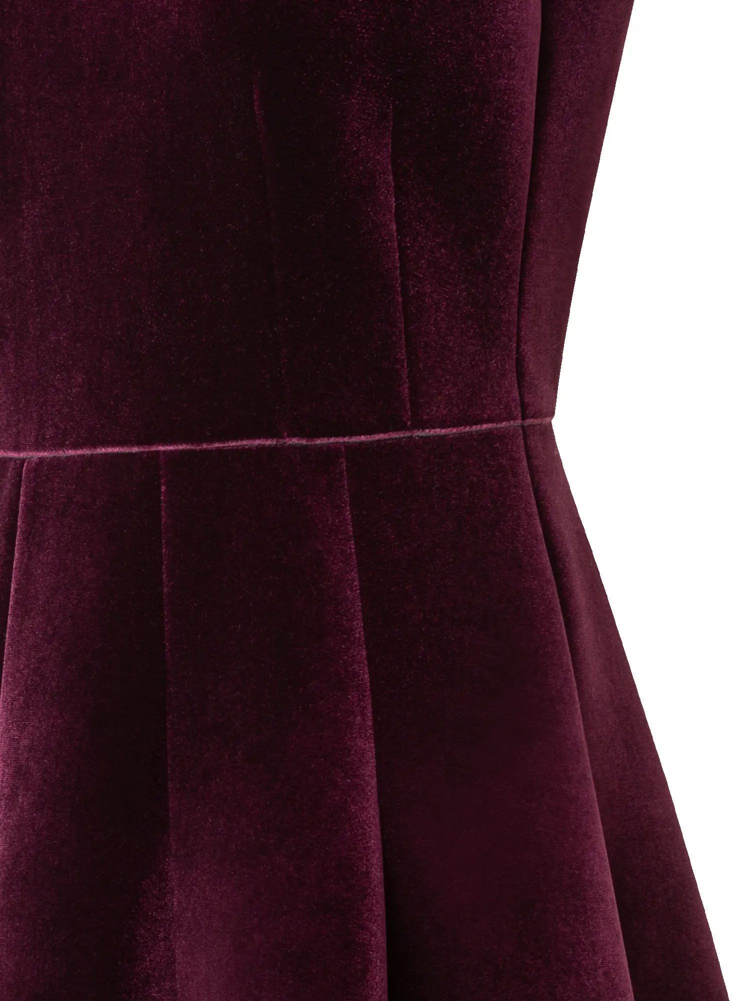 Neoprene Velvet Cocktail Dress in A-Line sold by Akris product image thumbnail 4