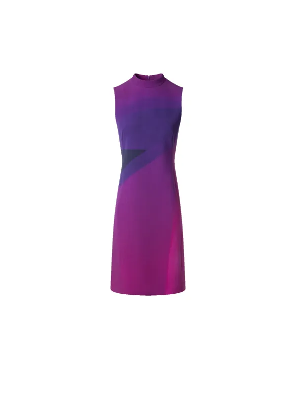 Wool Sheath Dress with Alta Magenta Print sold by Akris