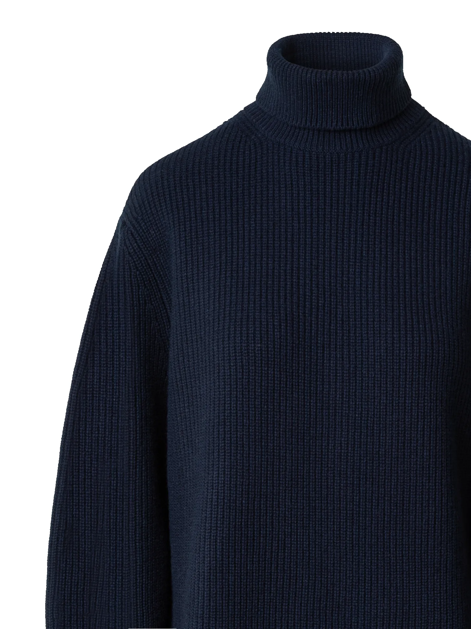 Wool Cashmere Blend Turtleneck Knit Sweater sold by Akris product image thumbnail 3