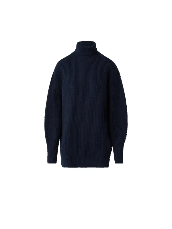 Wool Cashmere Blend Turtleneck Knit Sweater sold by Akris