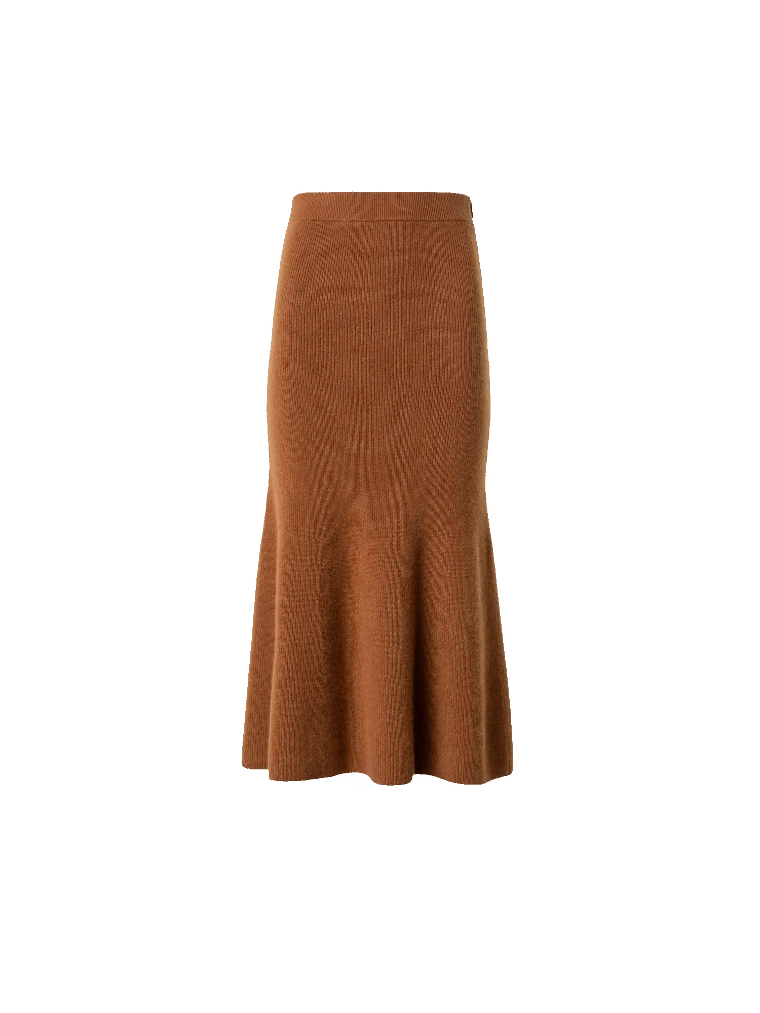 Midi Knit Skirt in Ribbed Cashmere sold by Akris