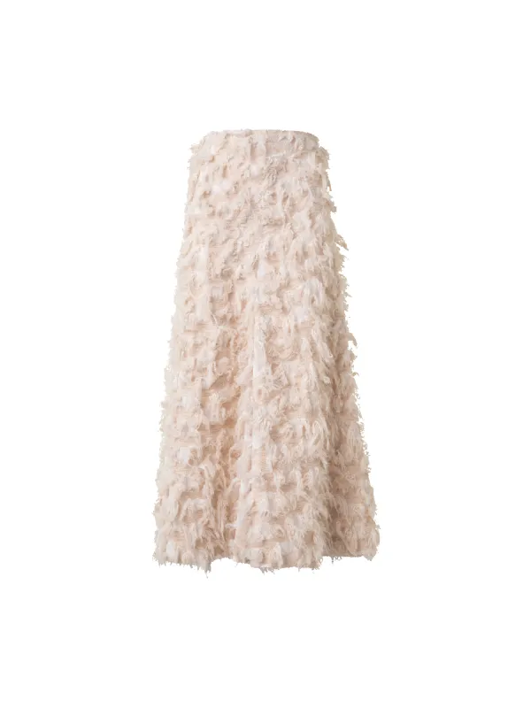 Flared Midi Skirt in 3D Jacquard made by Akris