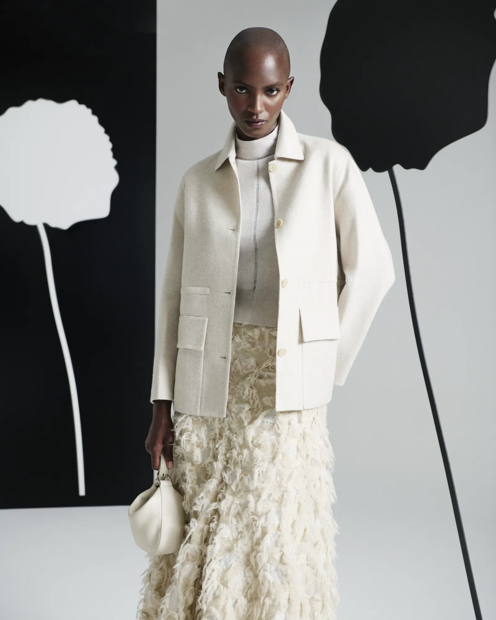Flared Midi Skirt in 3D Jacquard sold by Akris product image thumbnail 2