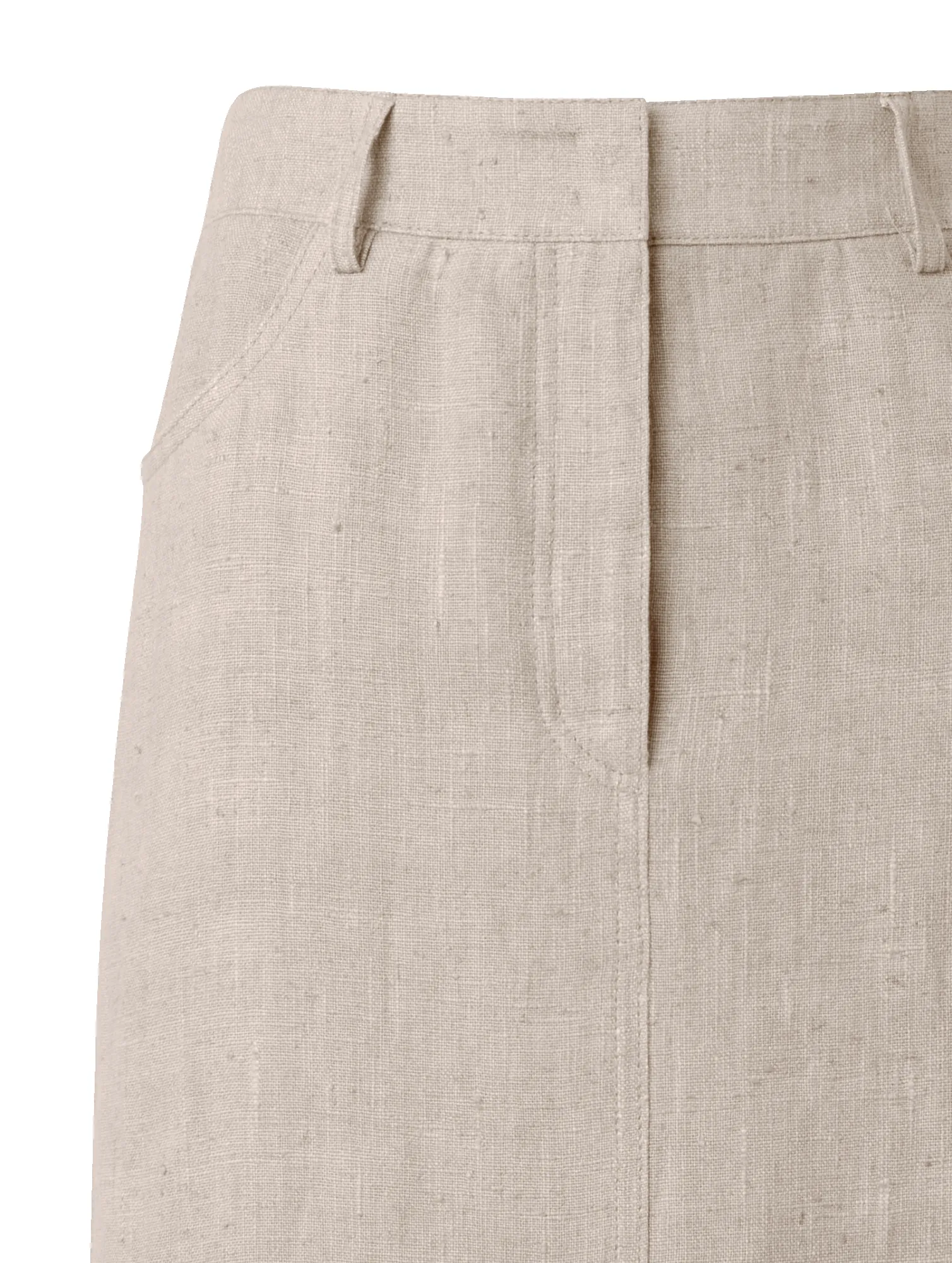 Long Pencil Skirt in Linen sold by Akris product image thumbnail 4