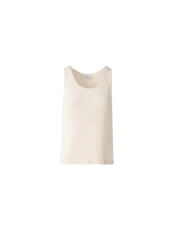 Chunky Knit Tank Top made by Akris Punto