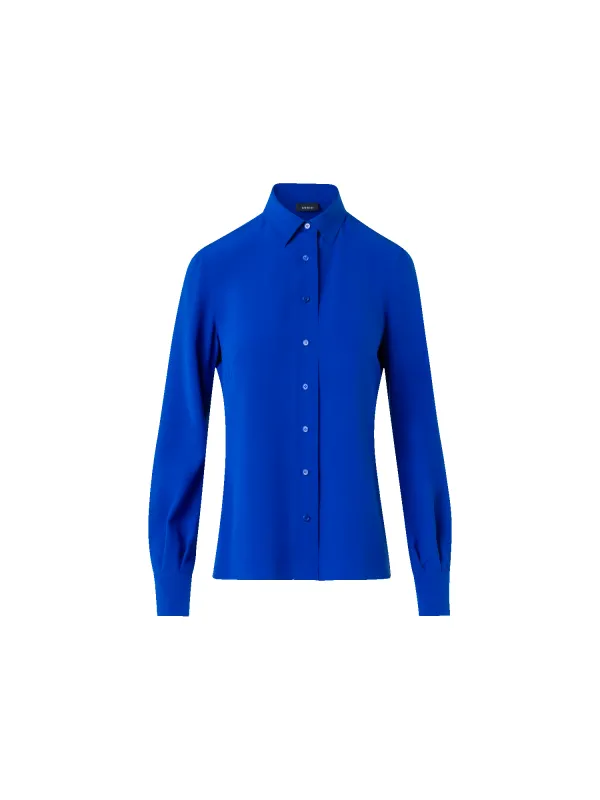 Silk Crêpe Shirt Blouse made by Akris