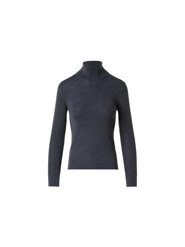 Merino Wool Turtle Neck Pullover sold by Akris