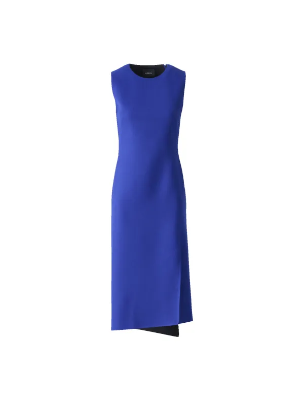 Asymmetrical Wool Double-Face Midi Dress sold by Akris