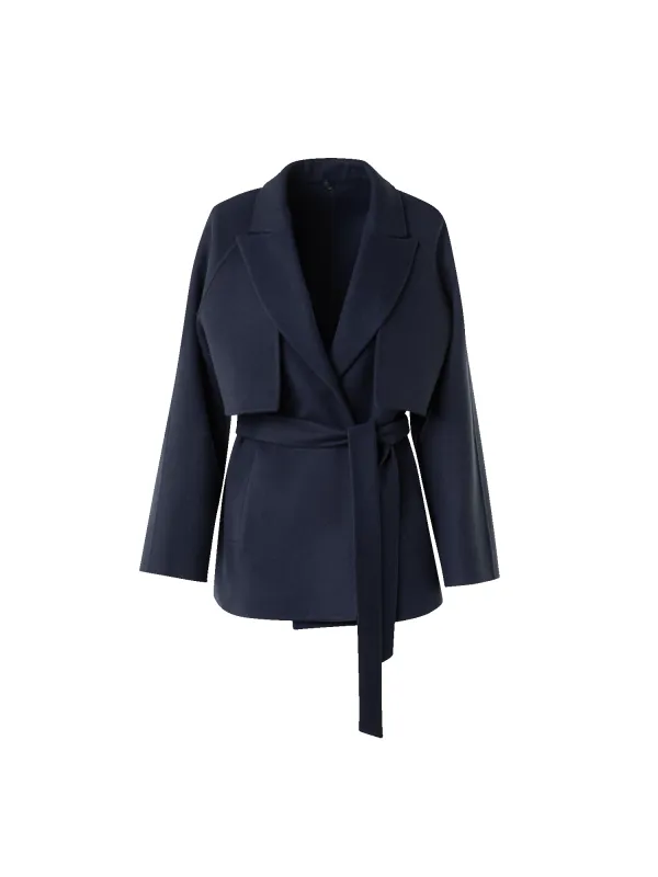 Short Duo Coat - Cashmere Vest and Bolero sold by Akris