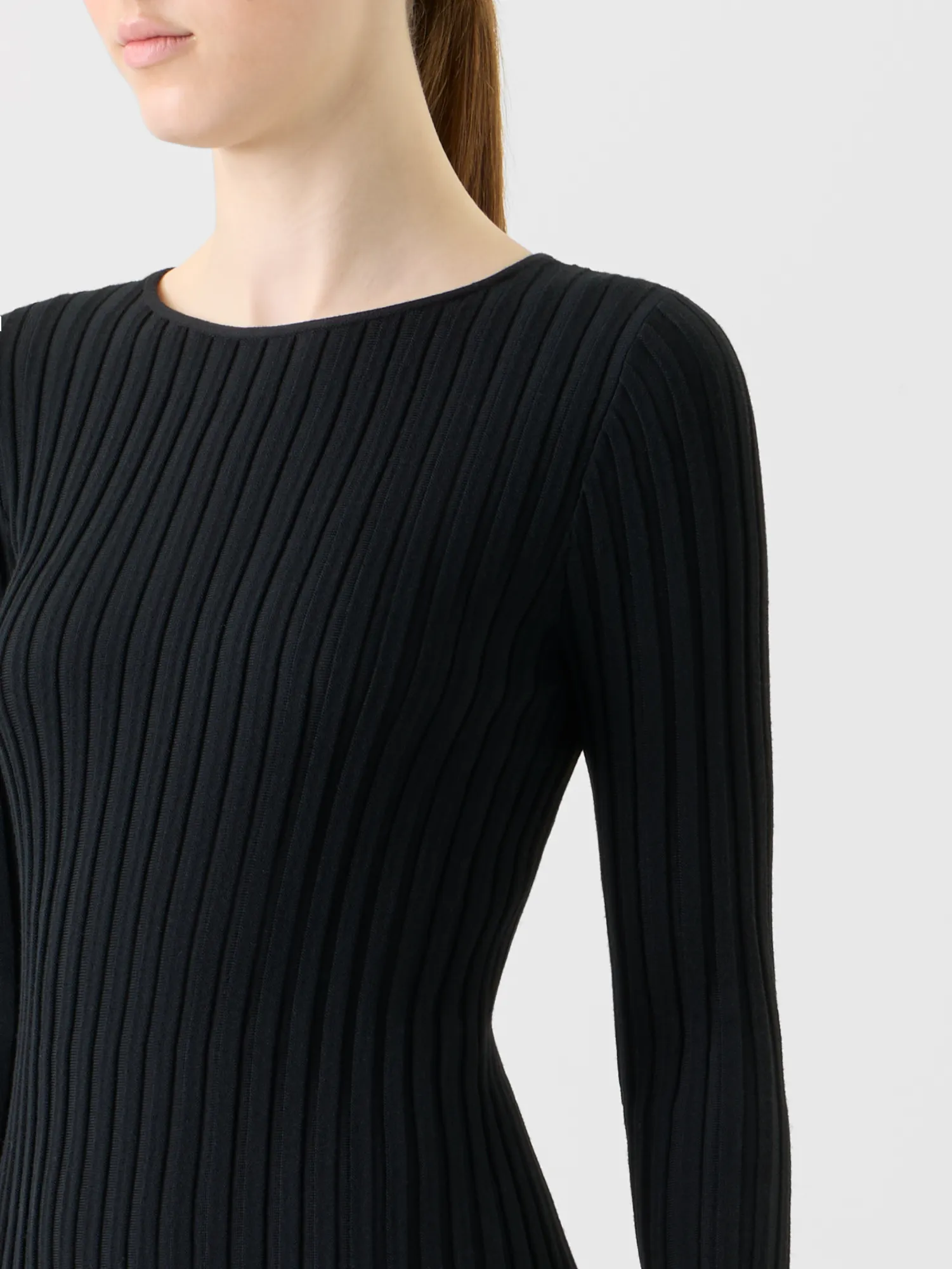 Merino Wool Rib Knit Pullover sold by Akris product image thumbnail 4