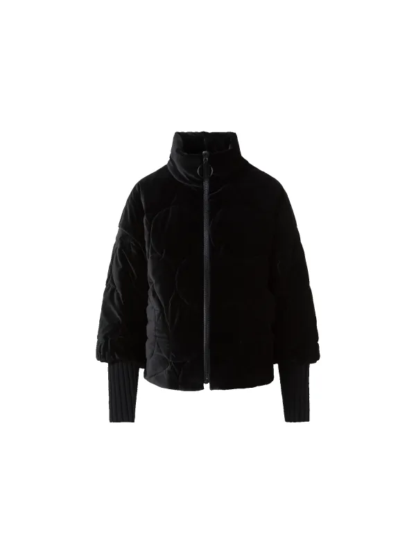 Signature Dot Quilt Velvet Jacket sold by Akris