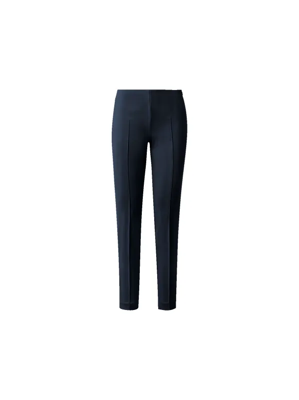 Full-Length Pants with Slim Fit and Stretch Construction made by Akris