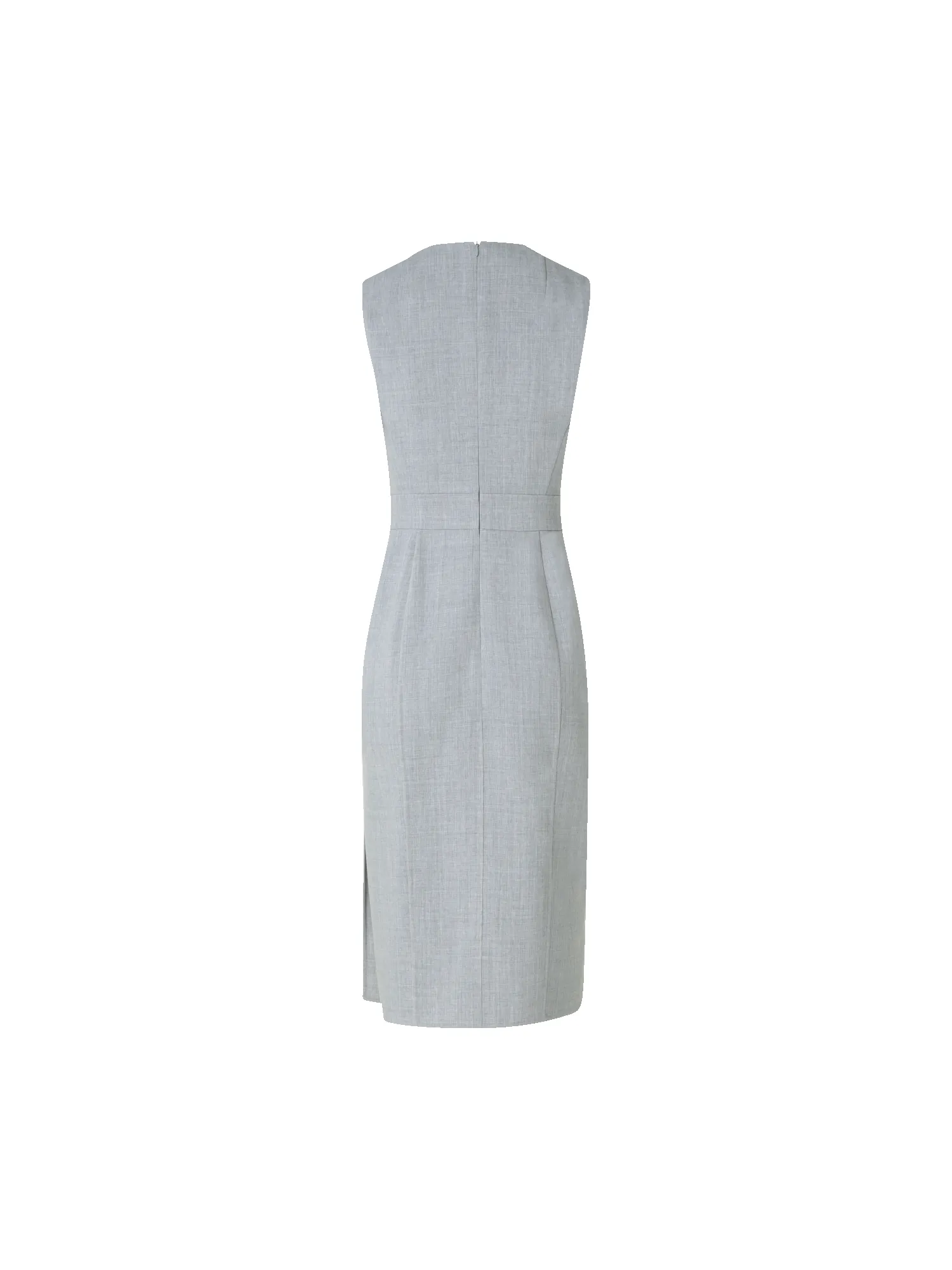 Sleeveless Wool Double-Face Sheath Dress sold by Akris product image thumbnail 3