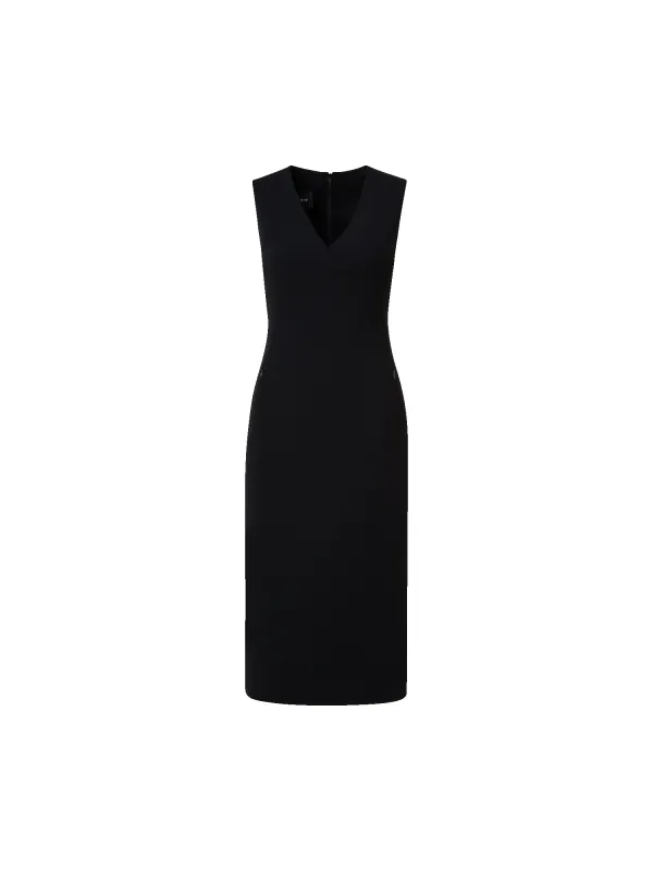 Sleeveless Wool Double-Face Sheath Dress sold by Akris