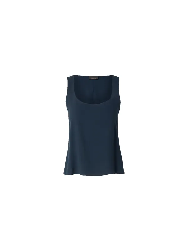 Sleeveless Silk Georgette Top made by Akris