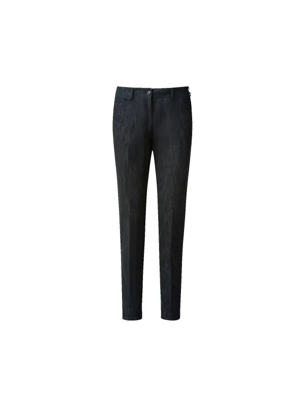 Slim Cotton Denim Stretch Pants sold by Akris